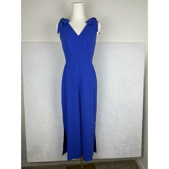 Lily Pulitzer Jumpsuit Bright Blue Size 0 NWT MSRP $198 - Picture 1 of 15